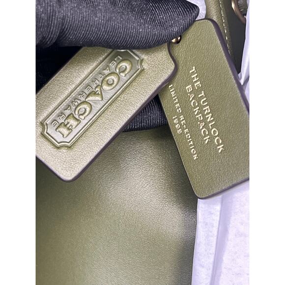 Coach Limited Edition Turnlock Backpack - Picture 10 of 10